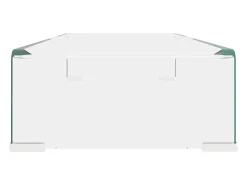 Soporte para TV/Elevador monitor cristal claro 70x30x13 cm ES836993