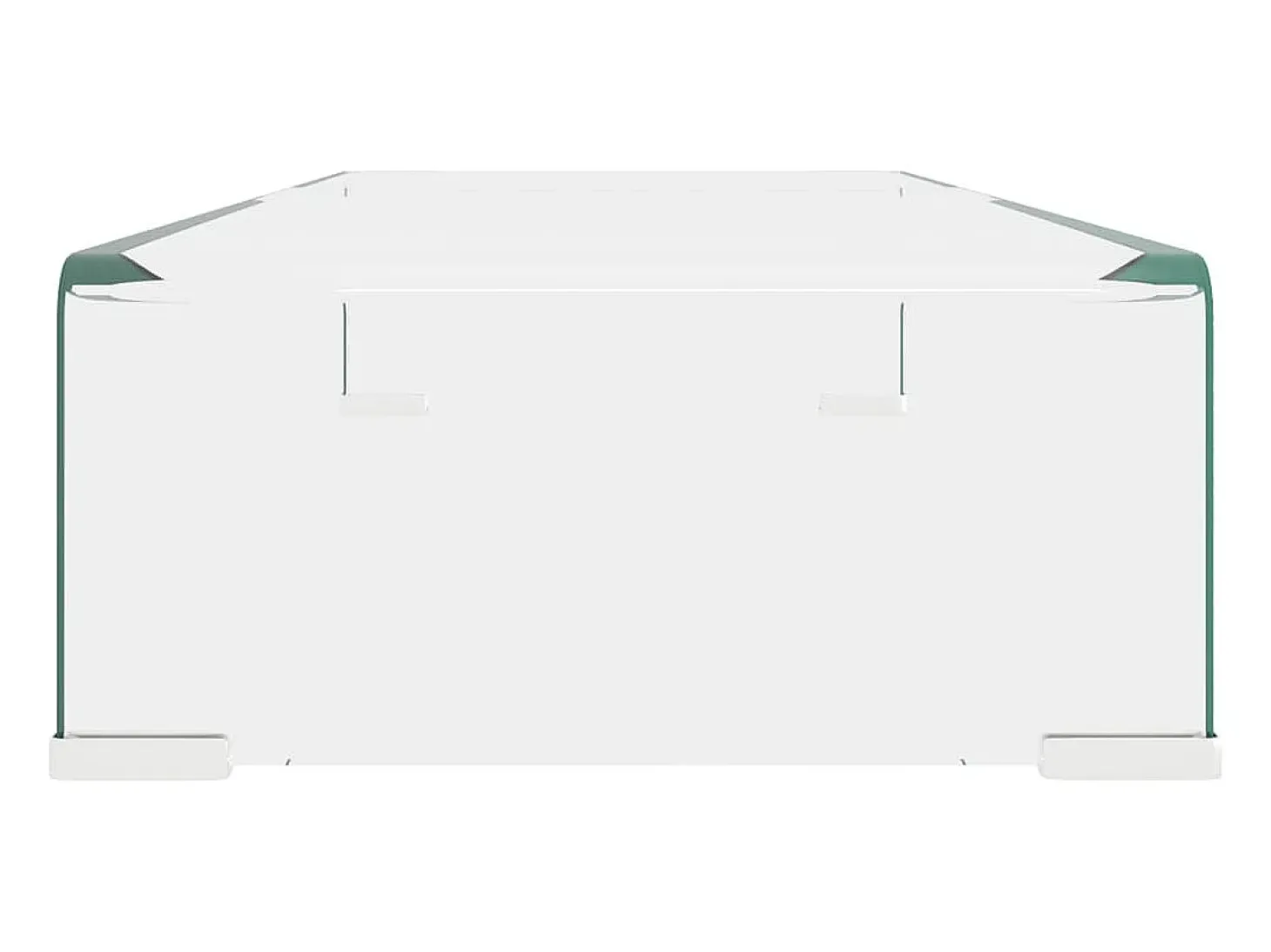 Soporte para TV/Elevador monitor cristal claro 70x30x13 cm ES836993