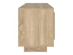 Stephen Mueble de TV madera contrachapada roble Sonoma 102x35x45 cm