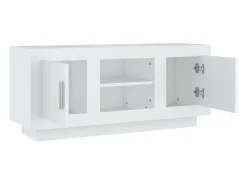 Stephen Mueble para TV madera contrachapada negro 102x35x45 cm