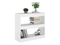 Sutter Creek Estantería/divisor de espacios blanco 80x30x72 cm