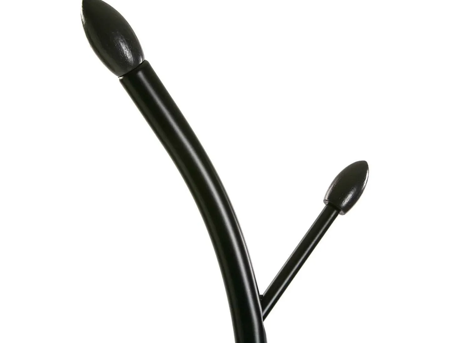 Swindon Perchero de Pie de Estilo Minimalista, Negro, 185x32x32cm