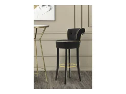 Taburete Alto VKH442, Negro, 46x48x96 cm, Kendra Home
