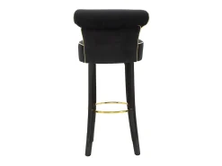 Taburete Alto VKH442, Negro, 46x48x96 cm, Kendra Home