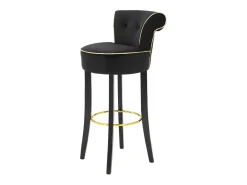 Taburete Alto VKH442, Negro, 46x48x96 cm, Kendra Home
