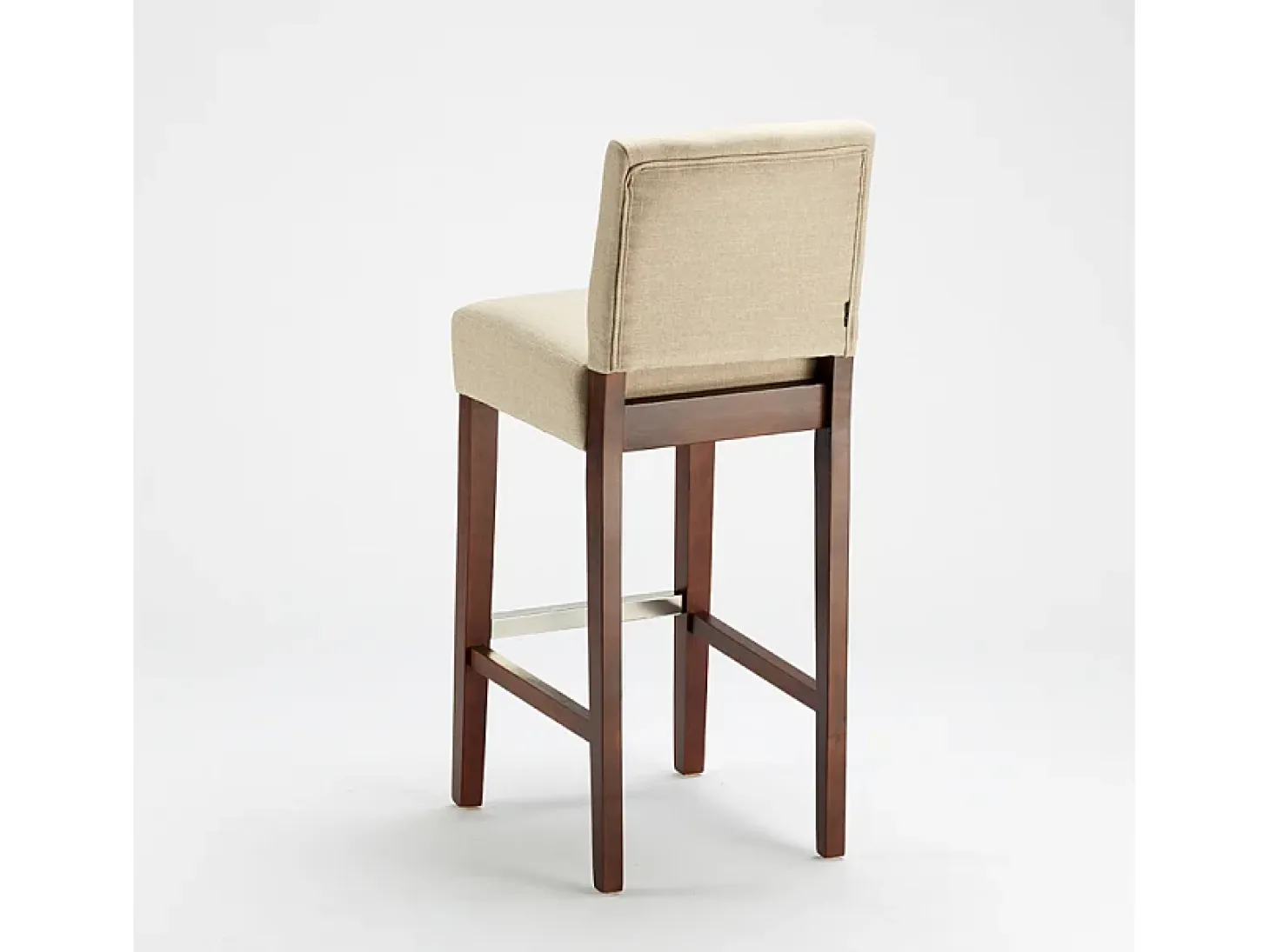 Taburete de bar Cocina de madera estilo Henriksdal alto 74 cm Comfort XL - Beige