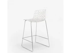 Taburete de bar de diseño Grand Soleil 64cm Mini Spider - Transparente