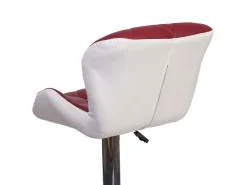 Taburete de bar MCW-A92, burdeos