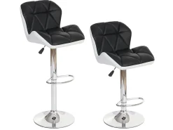 Taburete de bar MCW-A92, negro