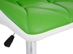 Taburete de bar MCW-A92 (set de 2), verde