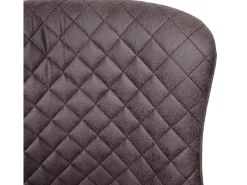 Taburete de bar MCW-H79, tela/textil gris oscuro