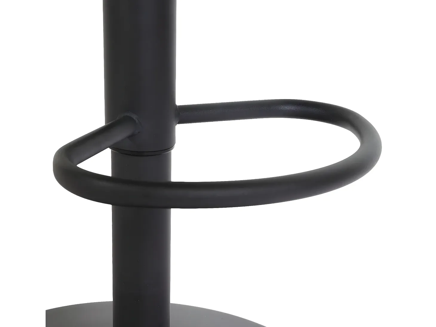 Taburete de bar MCW-M67, burdeos base negro