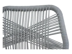 Taburete de bar MCW-O21 (set de 2), gris claro, cojín gris claro