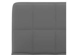 Taburete de cocina de terciopelo gris oscuro