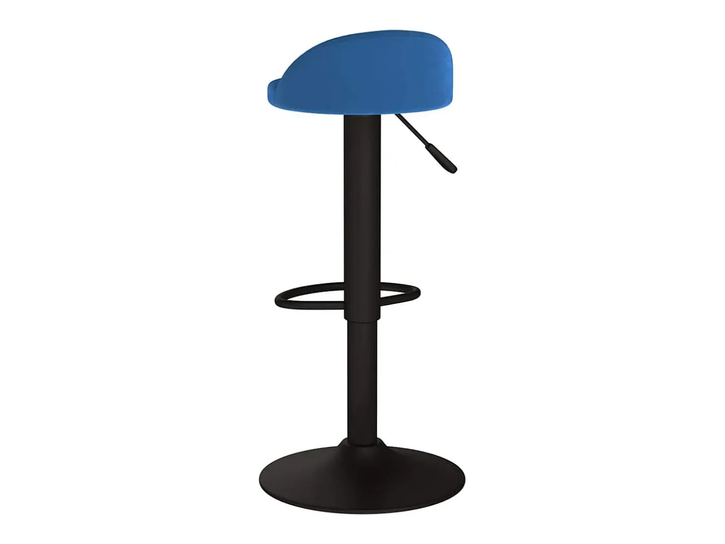 Taburete de cocina de terciopelo azul