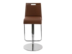 Taburete regulable polipiel marrón 4072 ANGEL CERDA