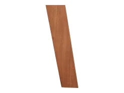Taburetes de bar 2 piezas de cuero genuino y madera maciza de acacia