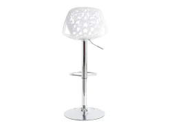Taburetes de bar diseño barroco blanco - lote de 2 BAROCCA