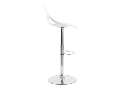 Taburetes de bar diseño barroco blanco - lote de 2 BAROCCA