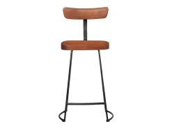 Taburetes de barra 2 uds 49x43x88 cm madera maciza de mango