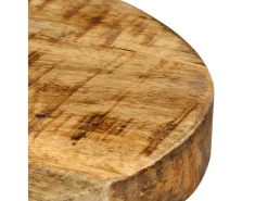 Taburetes de barra de cocina 2 unidades madera maciza de mango