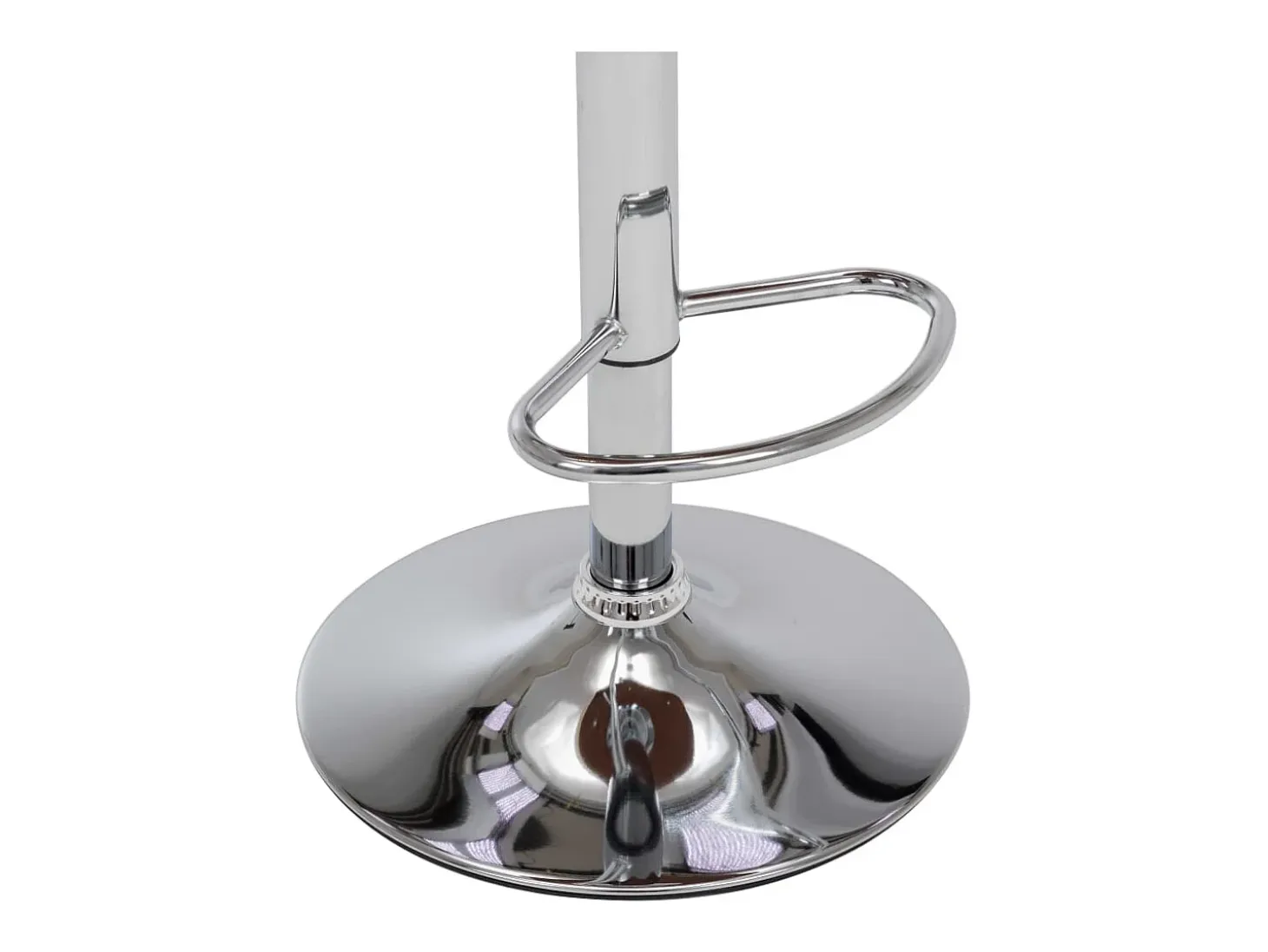 Taburetes de cocina 2 uds madera curvada cuero sintético crema