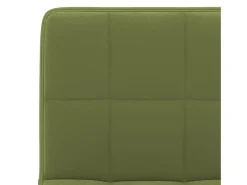 Taburetes de cocina 2 uds terciopelo verde claro