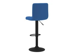 Taburetes de cocina 2 unidades terciopelo azul