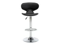 Taburetes de cocina 2 unidades cuero sintético negro