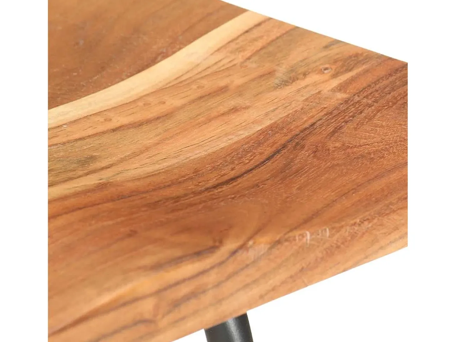Taburetes de cocina 2 unidades madera maciza de acacia