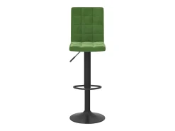 Taburetes de cocina 2 unidades terciopelo verde oscuro