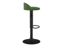 Taburetes de cocina 2 unidades terciopelo verde oscuro