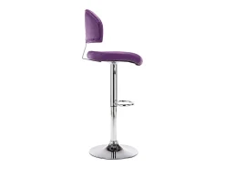 Taburetes de cocina 2 unidades cuero sintético morado