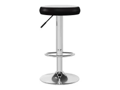 Taburetes de cocina 2 unidades cuero sintético negro