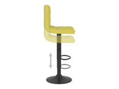 Taburetes de cocina 2 unidades tela verde