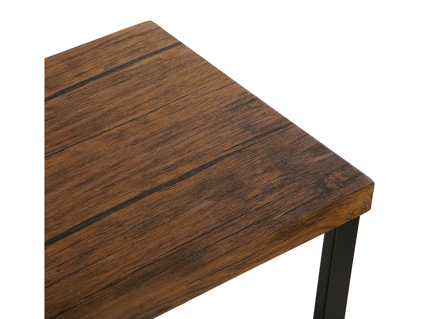 Taline Mueble Recibidor Estrecho para la Entrada o el Pasillo, Mesa Consola, Negro, 80x30x100cm