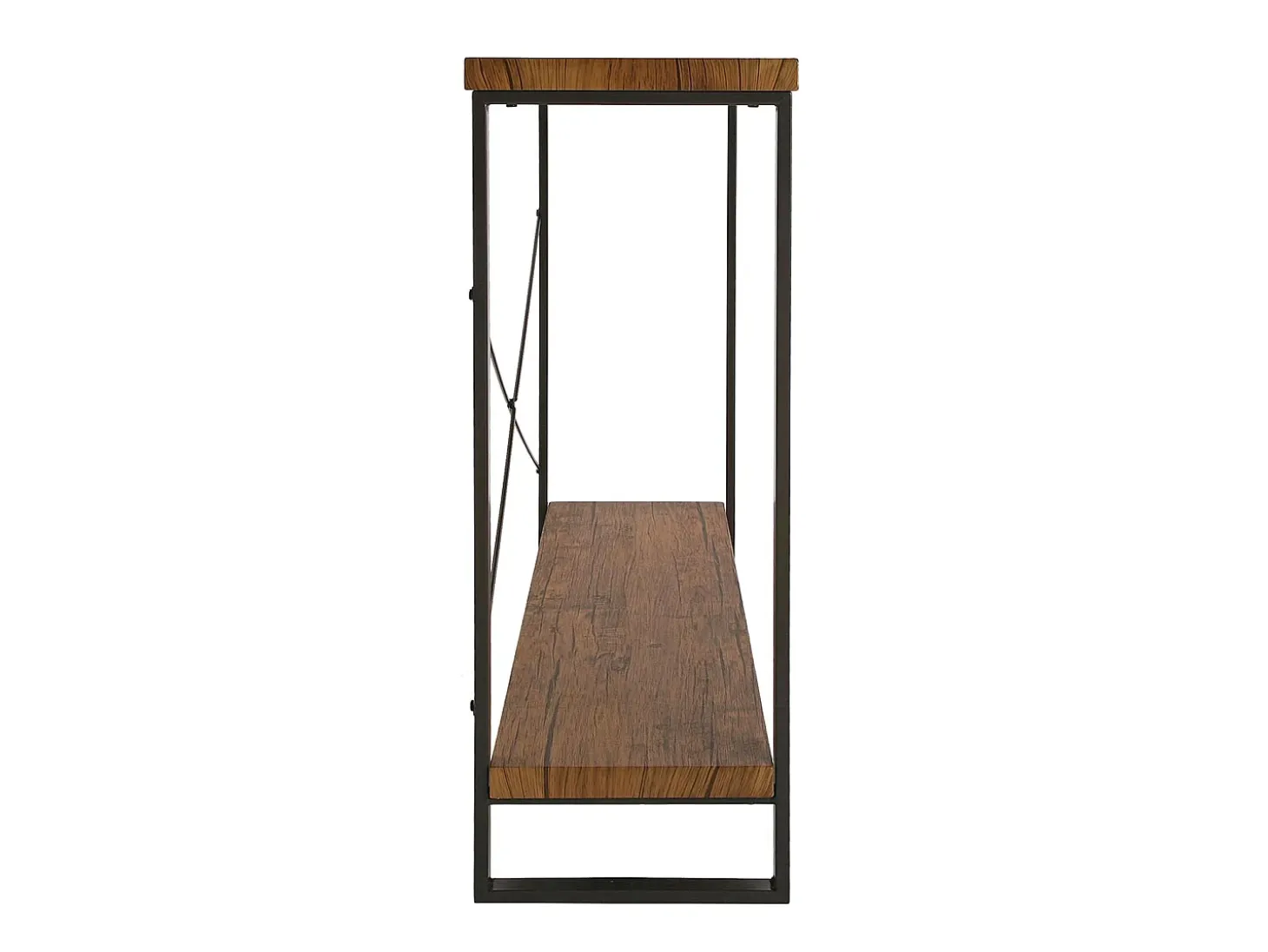 Taline Mueble Recibidor Estrecho para la Entrada o el Pasillo, Mesa Consola, Negro, 80x30x100cm
