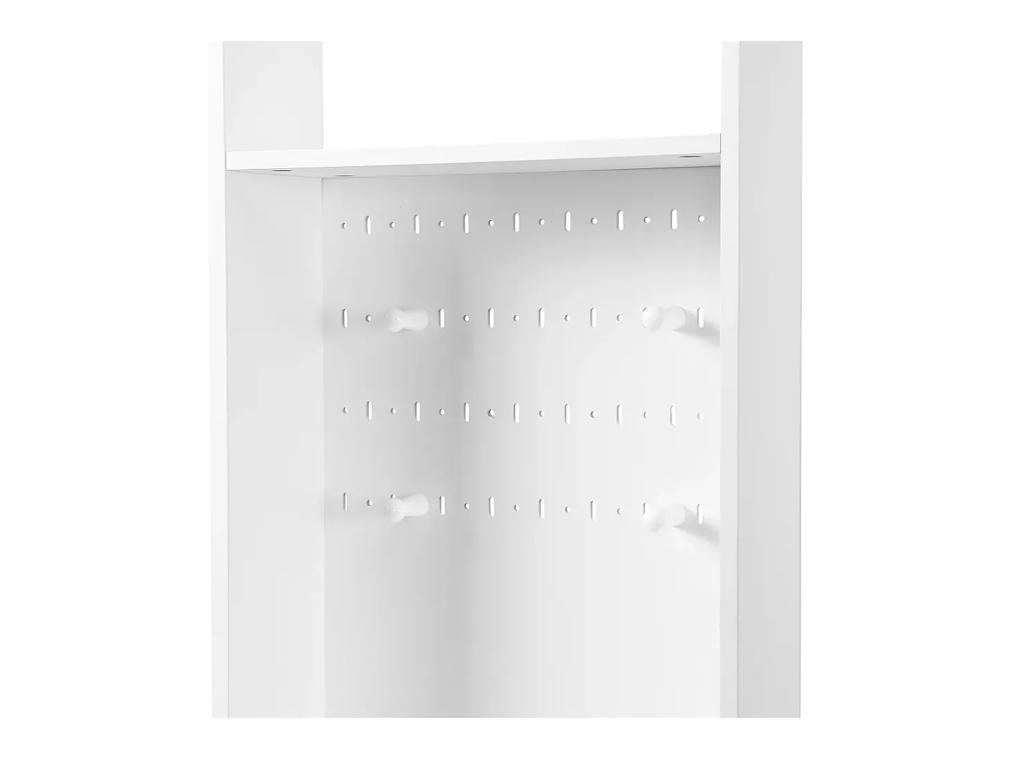 Taquilla de entrada multifuncional - con perchero y banco para guardar zapatos - MDF - Blanco