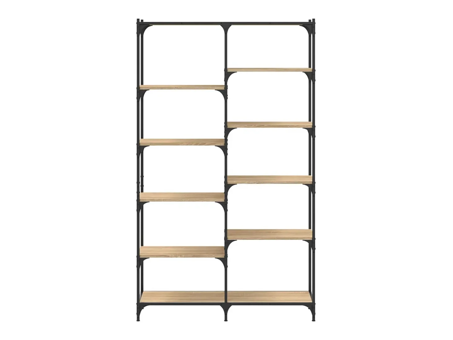 Ulrad Estantería erro madera ingeniería roble Sonoma 100x32x170 cm