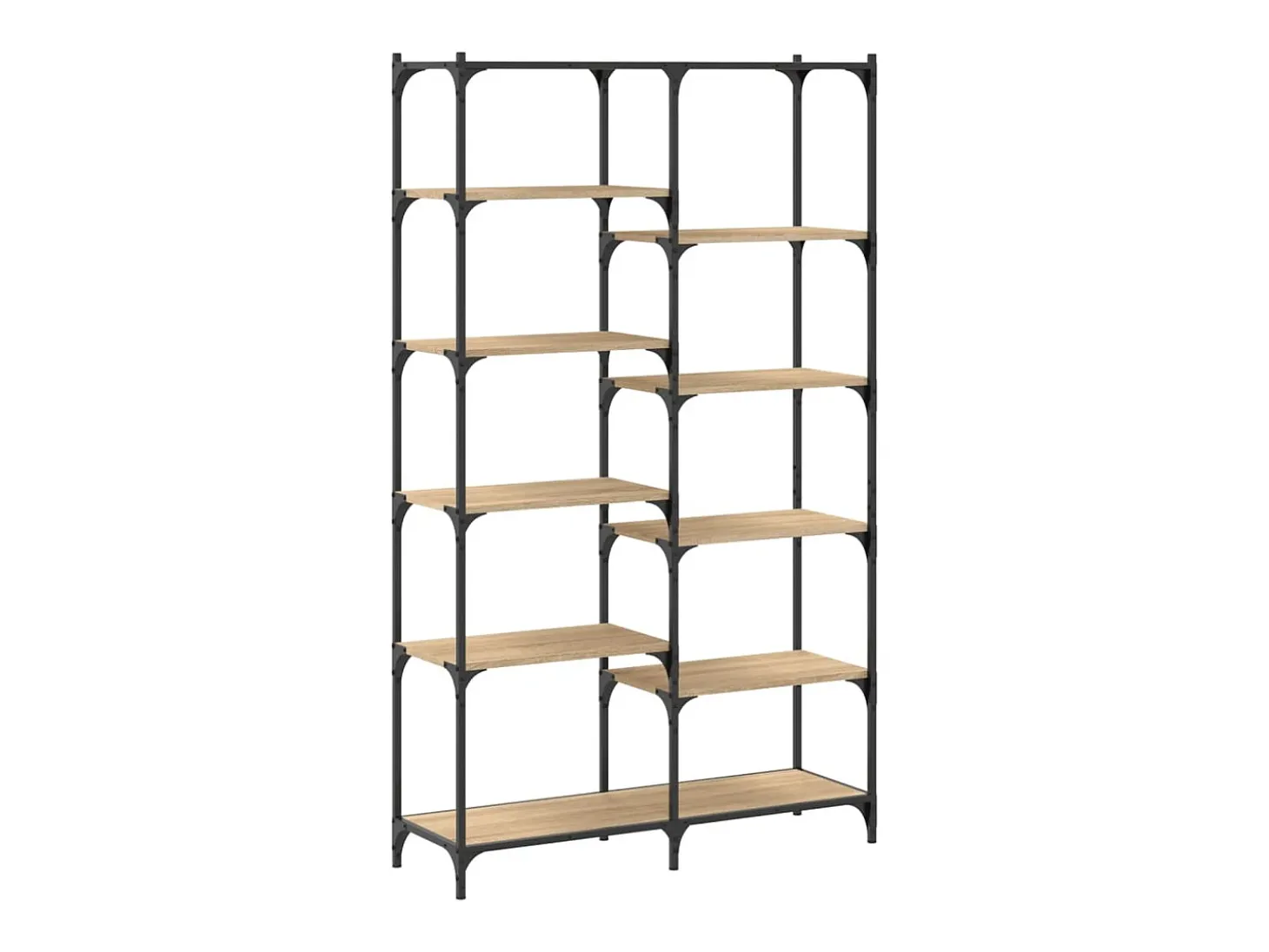 Ulrad Estantería erro madera ingeniería roble Sonoma 100x32x170 cm