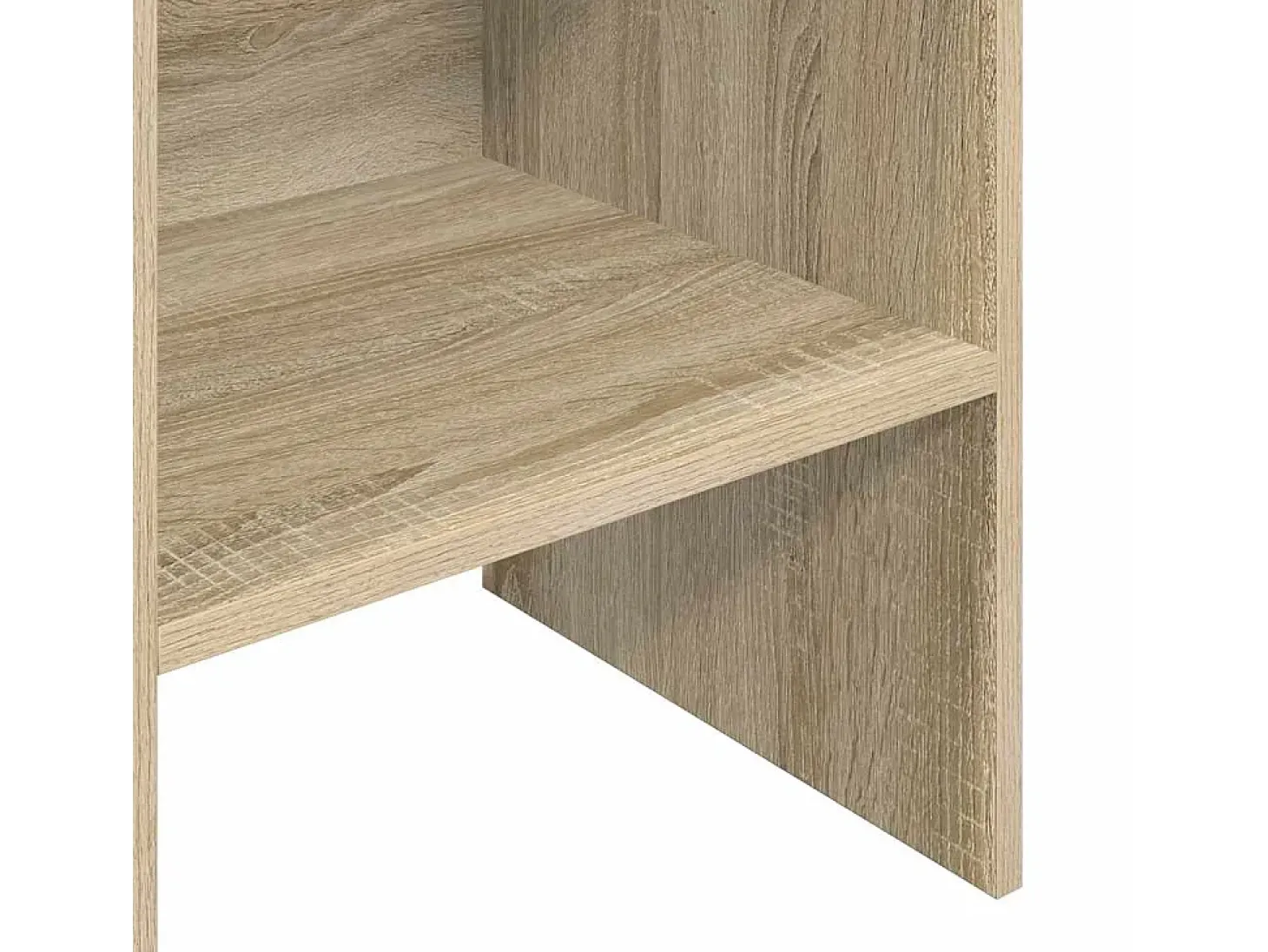 Vamdrup Estantería madera contrachapada color roble Sonoma 40x35x180 cm