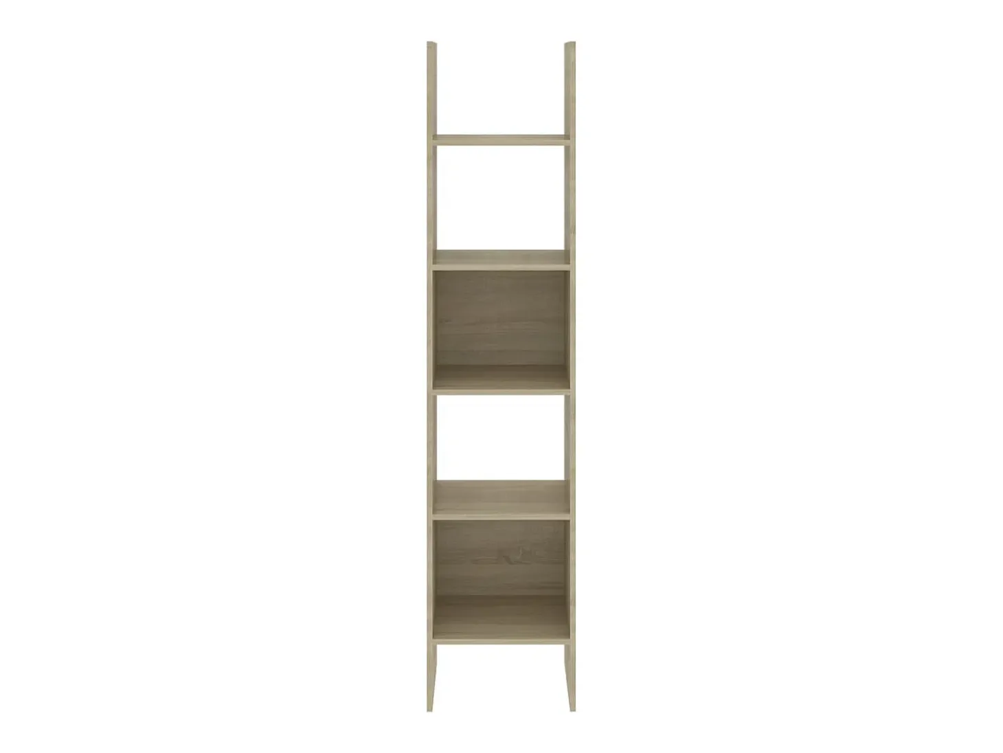 Vamdrup Estantería madera contrachapada color roble Sonoma 40x35x180 cm