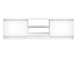 Vasil Mueble para TV con luces LED blanco 120x30x36 cm