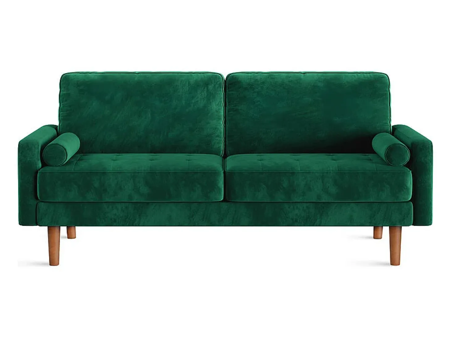 Velvet verde y sofá de terciopelo sólido - 3 Lugares - Carga máxima de 300 kg - 176x78x85cm
