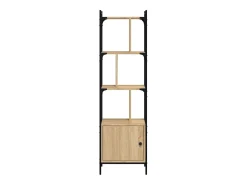 Vilan Estantería con puerta madera roble Sonoma 44,5x30x154,5 cm
