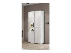 Vitrina alta de 2 puertas colección HAVANA. Color blanco y negro.