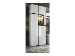 Vitrina colección CRISS + LED. Mueble decorativo, moderno y de diseño para tu sala de estar.
