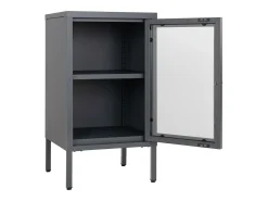 Vitrina Dalby, Gris, 35x38x70 cm, Kendra Home