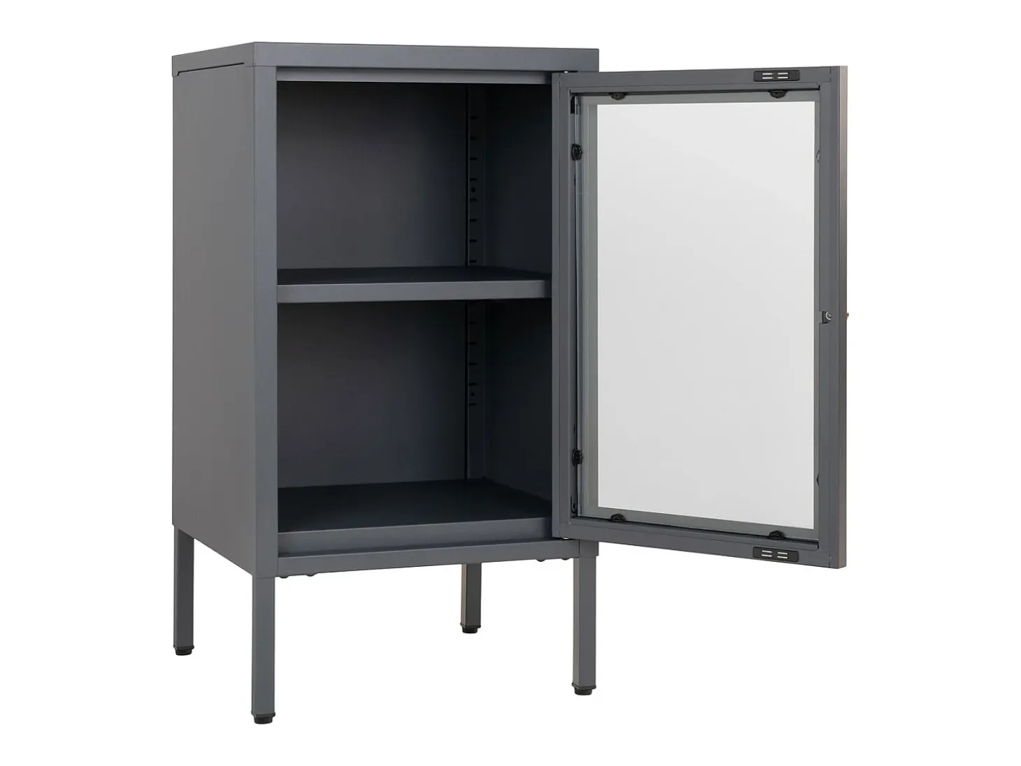 Vitrina Dalby, Gris, 35x38x70 cm, Kendra Home