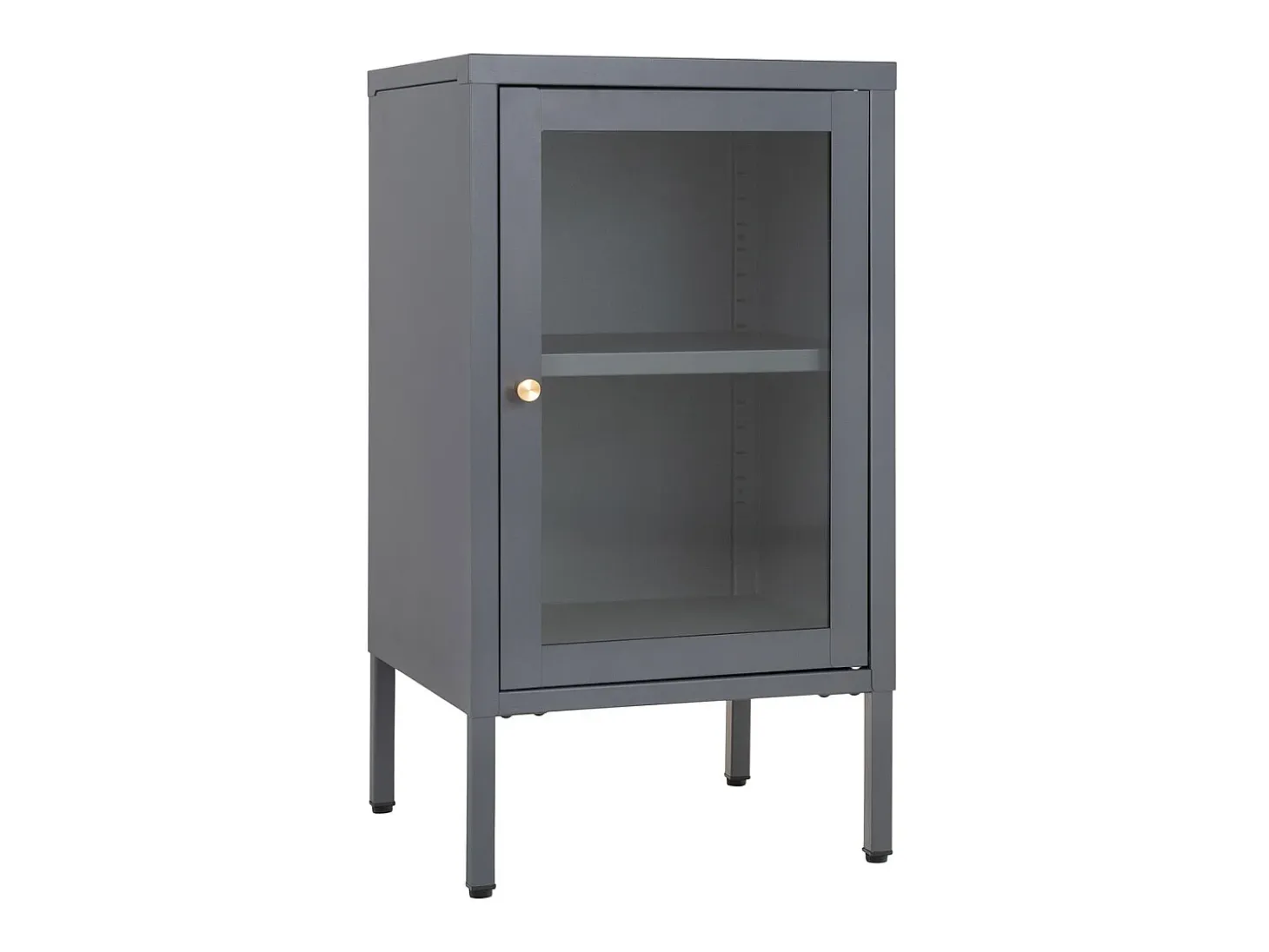 Vitrina Dalby, Gris, 35x38x70 cm, Kendra Home